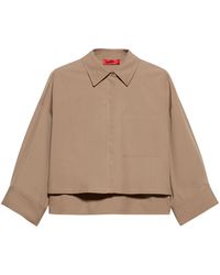 MAX&Co. - Cotton Cropped Shirt - Lyst