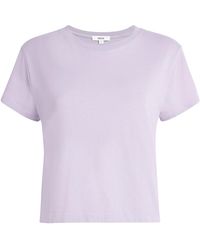 Agolde - Organic Cotton Adine Shrunken T-Shirt - Lyst