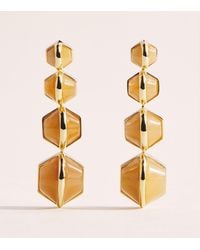 Eddie Borgo - Plated Inlaid Honeycomb Earrings - Lyst