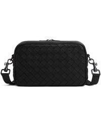 Bottega Veneta - Small Leather Intrecciato Camera Bag - Lyst