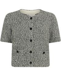 Tory Burch - Tweed Cropped Jacket - Lyst