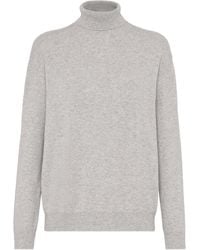 Brunello Cucinelli - Cashmere High-Neck Sweater - Lyst