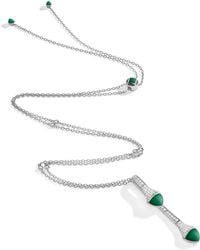 Marli New York - Diamond And Agate Cleo Pendant Necklace - Lyst