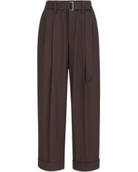 Brunello Cucinelli - Virgin Wool-Blend Trousers - Lyst