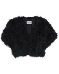 Yves Salomon - Feather Bolero Jacket - Lyst