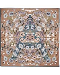 Aspinal of London - Silk Printed Square Scarf - Lyst