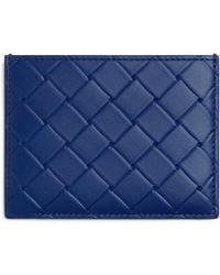 Bottega Veneta - Leather Intrecciato Card Holder - Lyst