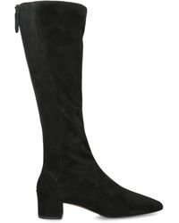 Aquazzura - Suede Saint Honor Knee-High Boots 35 - Lyst