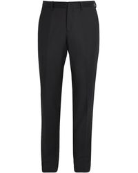 Emporio Armani - Virgin Wool Tailored Trousers - Lyst