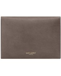 Saint Laurent - Letter Passport Holder - Lyst