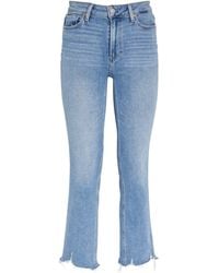 PAIGE - Cindy Slim Hem Jean - Lyst