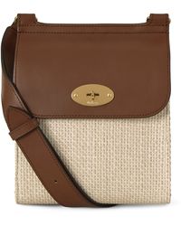 Mulberry - Small Raffia Antony Messenger Bag - Lyst