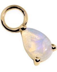 Astrid & Miyu - And Opal Birthstone Earring Charm - Lyst