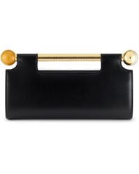 BVLGARI - Leather Tubogas Sphere Clutch Bag - Lyst