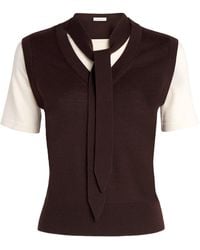 Claudie Pierlot - Wool-Blend Layered Sweater - Lyst