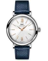 IWC Schaffhausen - Stainless Steel Portofino Automatic Watch 34mm - Lyst