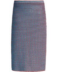 Alaïa - Cotton Crochet Midi Skirt - Lyst