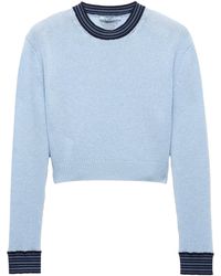 Prada - Cashmere-Blend Sweater - Lyst