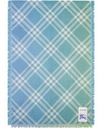 Burberry - Wool-Silk Gradient Check Scarf - Lyst