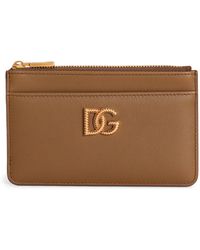 Dolce & Gabbana - Calfskin Dg Millennials Card Holder - Lyst