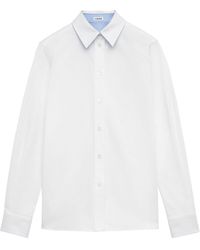 Loewe - Cotton-blend Button-down Shirt - Lyst