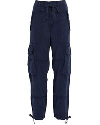 Polo Ralph Lauren - Linen-cotton Cargo Trousers - Lyst