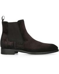 Magnanni - Suede Madison Chelsea Boots - Lyst