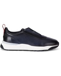 Santoni - Leather Innova Sneakers - Lyst
