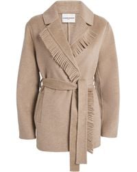 Claudie Pierlot - Wool-Blend Fringe Jacket - Lyst