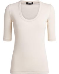 Fabiana Filippi - Rib-Knit Embellished Top - Lyst