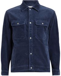 AllSaints - Cotton Castleford Corduroy Shirt - Lyst