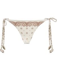 Devon Windsor - Bandana Print Eadie Bikini Briefs - Lyst