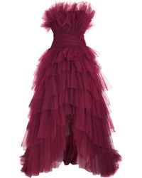 Pamella Roland - Tulle Sleeveless Gown - Lyst