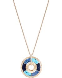 Piaget - Rose, Diamond, Sodalite And Dumortierite Possession Pendant Necklace - Lyst