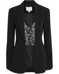 Cinq À Sept - Embellished-Panel Cynthia Blazer - Lyst