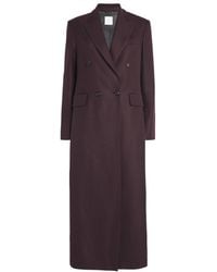 Eleventy - Wool-Blend Double-Breasted Duster Coat - Lyst