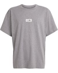 MM6 by Maison Margiela - Cotton Numeric Tab T-Shirt - Lyst
