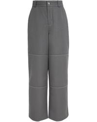 Ami Paris - New Wool Canvas Workwear Trousers - Lyst