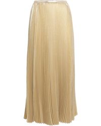 JOSEPH - Silk-Blend Lamé Essai Midi Skirt - Lyst