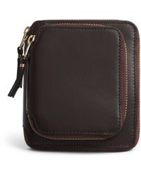 Comme des Garçons - Small Leather Vertical Outside Pocket Wallet - Lyst