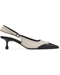 Jimmy Choo - Amel 50 Leather Slingback Pumps - Lyst