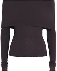 Skims - Sheer Modal Off-The-Shoulder Top - Lyst