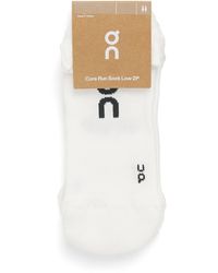 On Shoes - Organic Cott-Blend Core Run Low Socks - Lyst