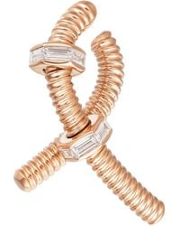 Cartier - Rose And Diamond Écrou De Single Earring (Right) - Lyst