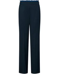 Marella - X Cora Corré Ruffle-Trim Flared Trousers - Lyst
