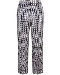 Max Mara Silk Pyjama Bottoms - Blue