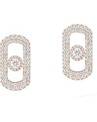Messika - So Move And Diamond Pavé Earrings - Lyst