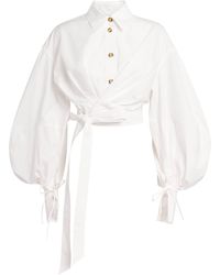 Zimmermann - Cotton Poplin Rebellion Blouse - Lyst