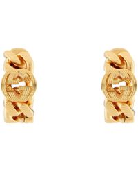Gucci - Interlocking G Hoop Earrings - Lyst