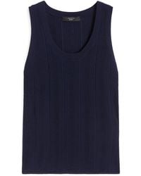 Weekend by Maxmara - Rib-Knit Tank Top - Lyst